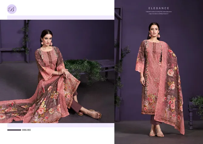 Nakkashi Vol 2 By Belliza Digital Printed Cotton Dress Material Suppliers In India